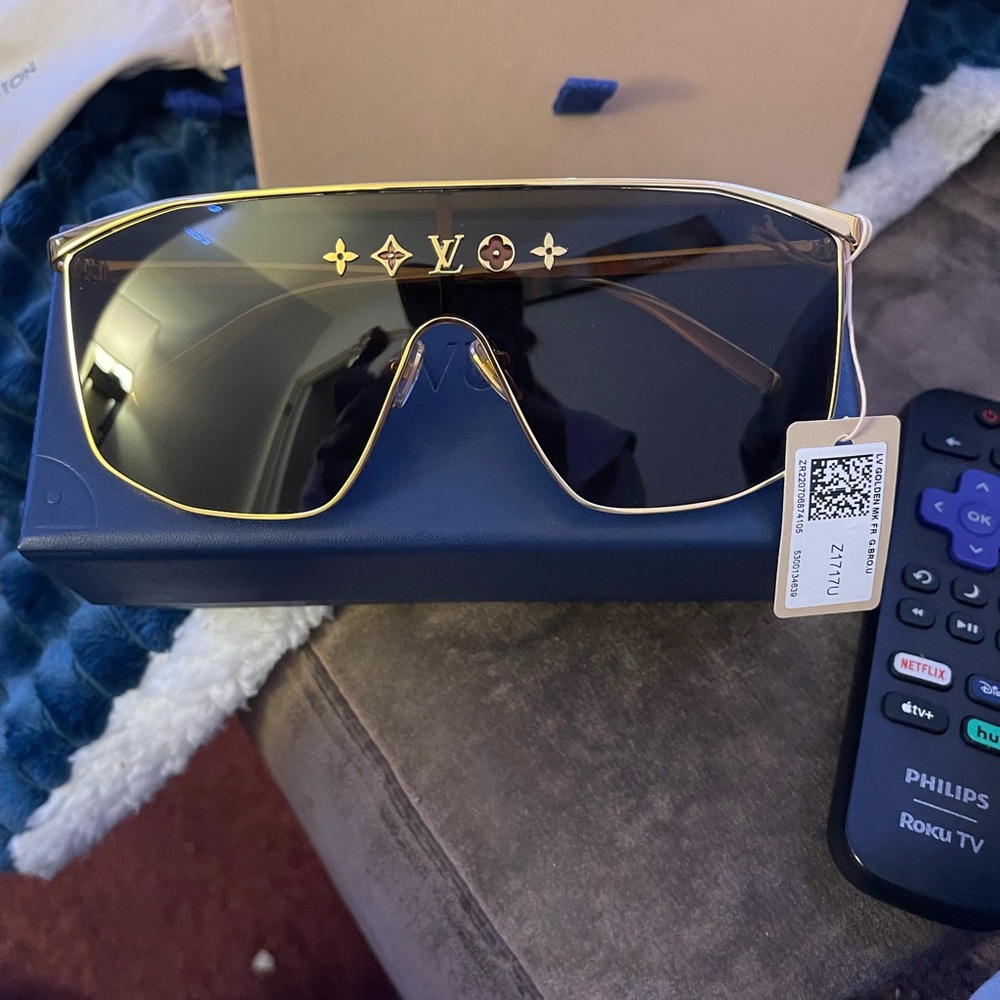 Louis Vuitton Gold Frame Sunglasses